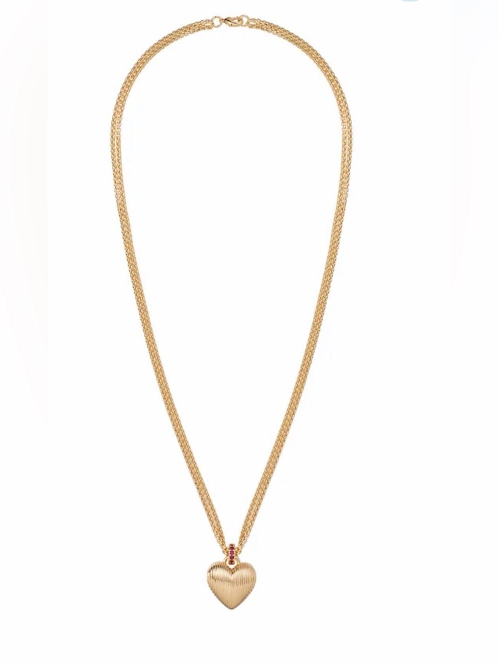 Roxanne Assoulin The Mini Florance Hear Pendant New Gold in Bag